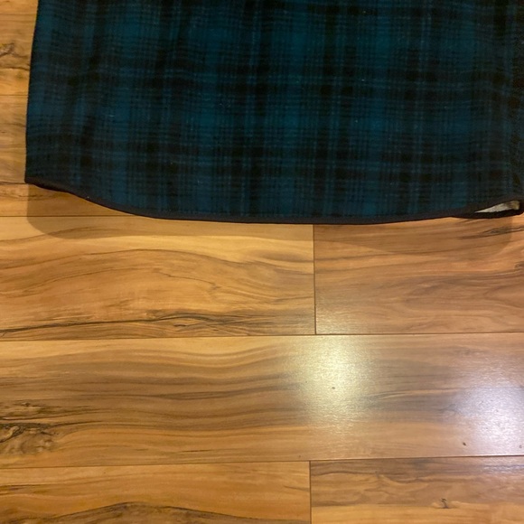 LL Bean Wool Vest Green Buffalo Plaid Hunting Mens Xl Tall Sherpa Lined. - Picture 9 of 13